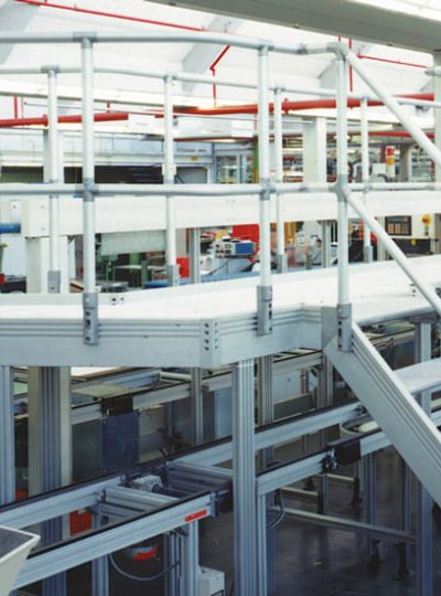 Plataforma y escalera en Fábrica Nestle Lima